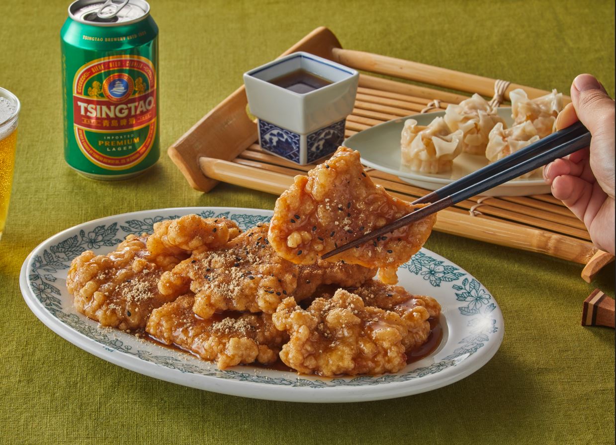 [青岛独家]原块肉炸制，肉汁满溢的Q弹锅巴肉和糖醋肉