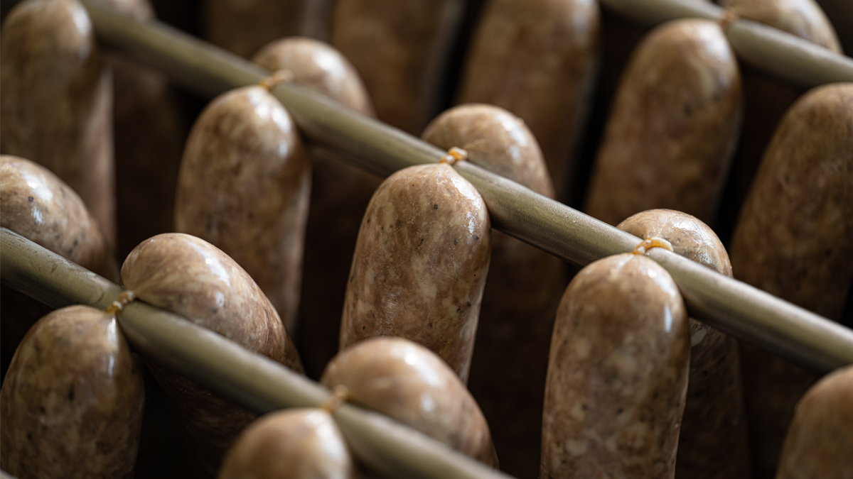 义城青年打造的美式义城大蒜香肠