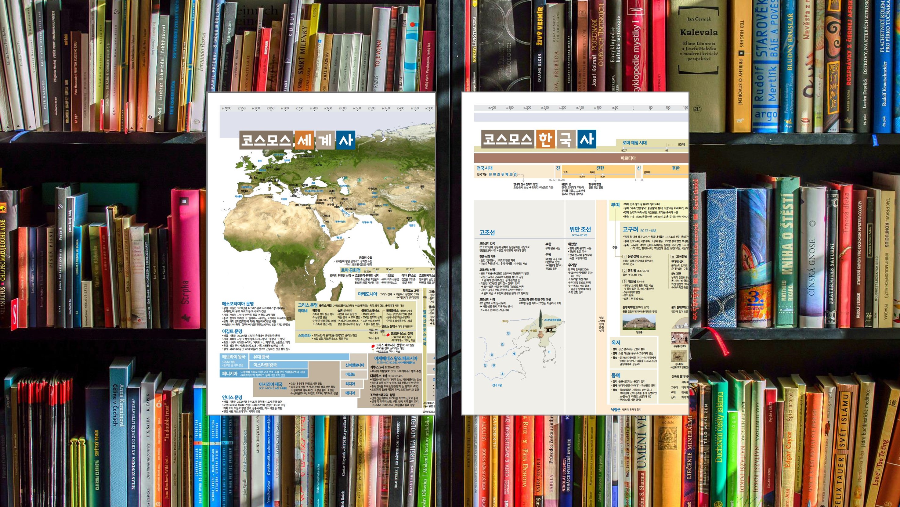 [휴대용] 한눈에 보는 코스모스 세계사 & 한국사 연표