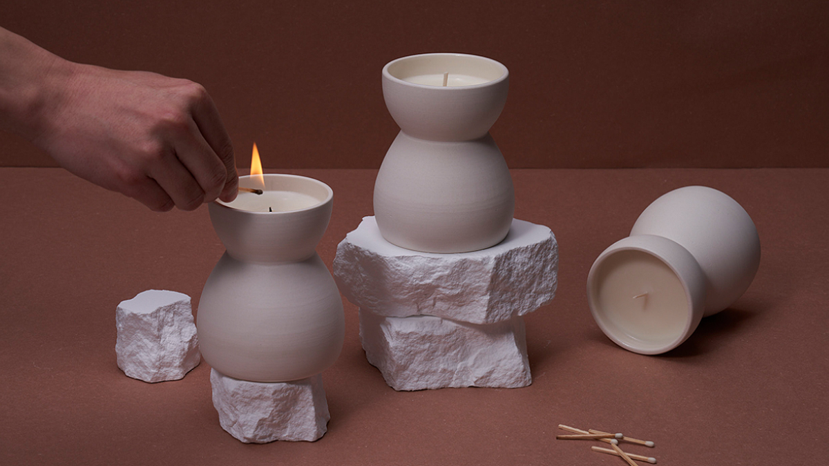 [누적 1억] 힐링을 전하고 자연으로 가는 착한 소이 도자기캔들 '포레'