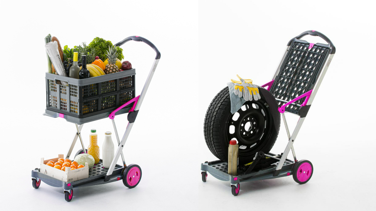 购物车也能这么酷！德国原装多功能折叠购物车