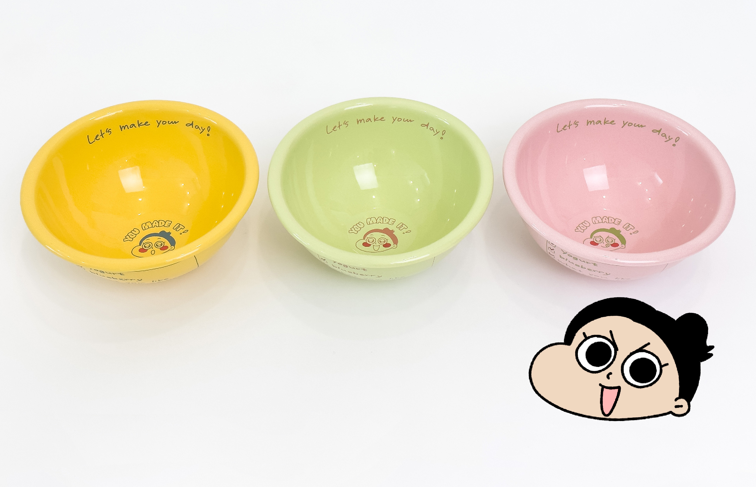 [Yurara的肌肉成长日记] 可爱的拉拉汤饭碗，一碗酸奶轻松搞定！