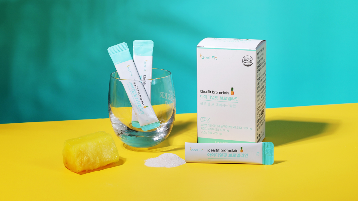 국내에 여태껏 없었던 브로멜라인 이너뷰티 [하루 한포 예뻐지는 습관]