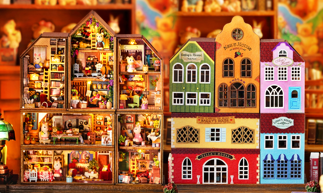 OMG！神アイテム！DIYミニチュアアパートメントハウスへようこそ！