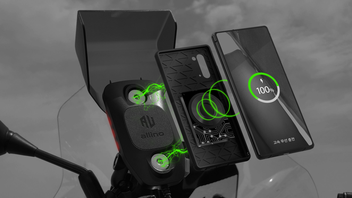 [알리노] 무선인데 고속충전까지 가능한 라이더용 자석 거치대