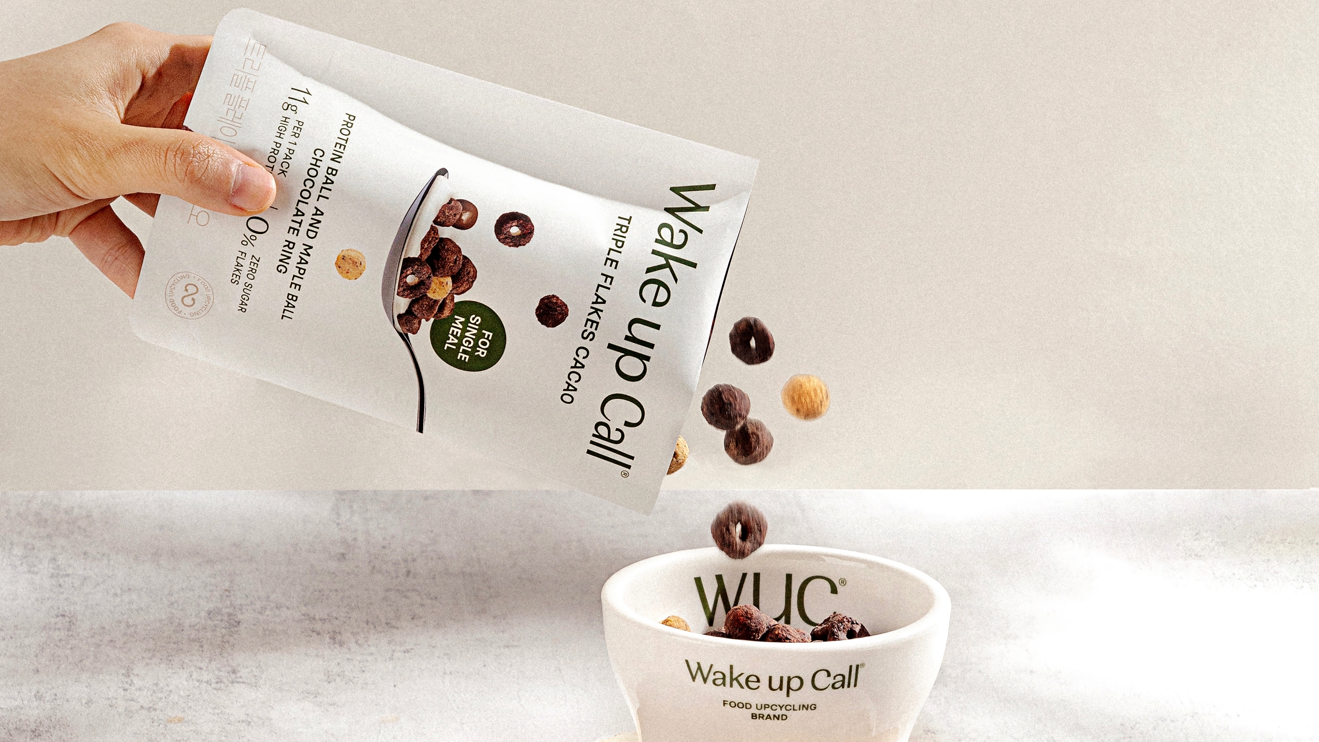 [0g Sugar 11g Protein] Guilt-Free Choco Protein Cereal Only 105kcal