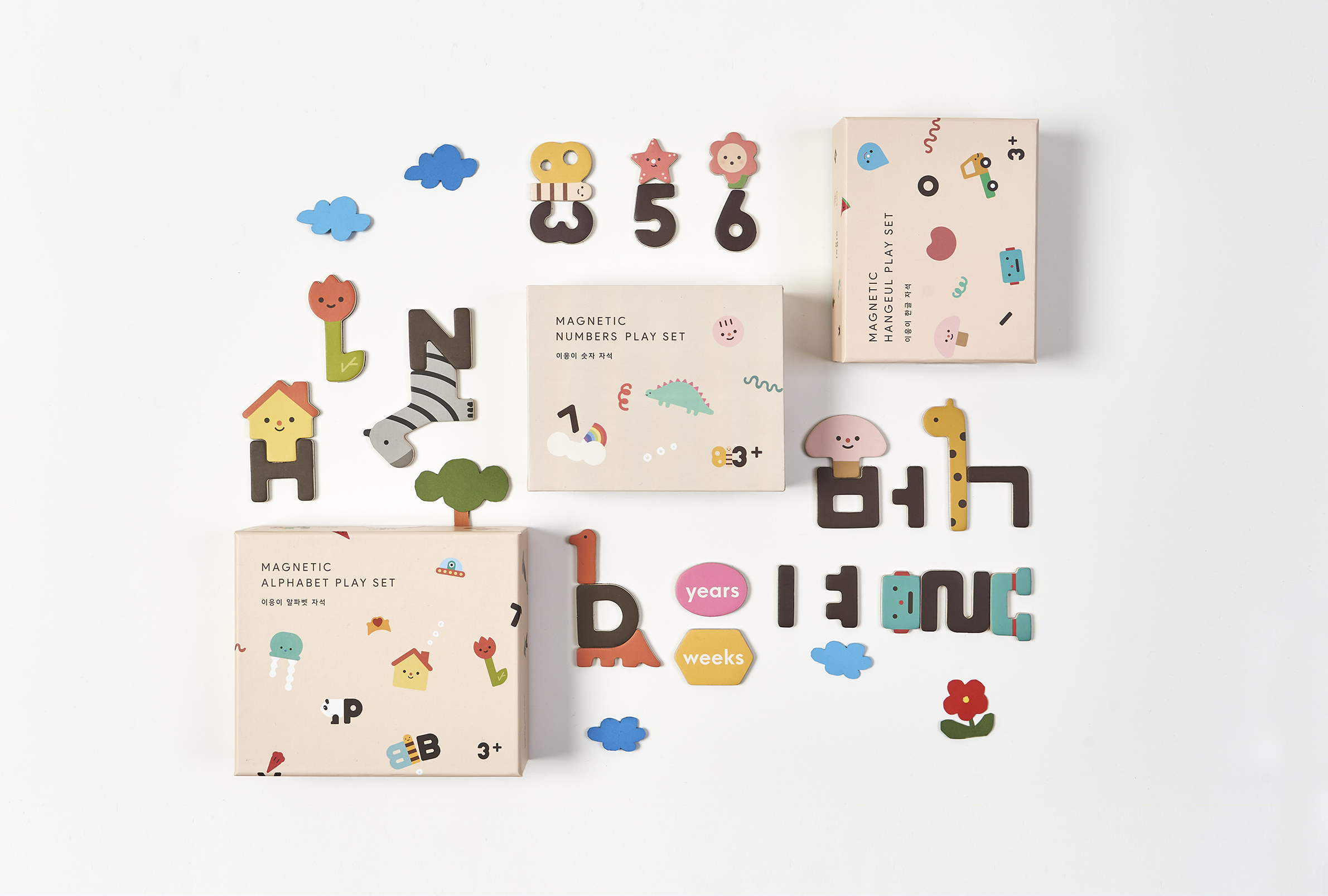 [Rated 4.8 Encore] Learn Korean Alphabet & Numbers While Playing with Ieung Magnetic Letters