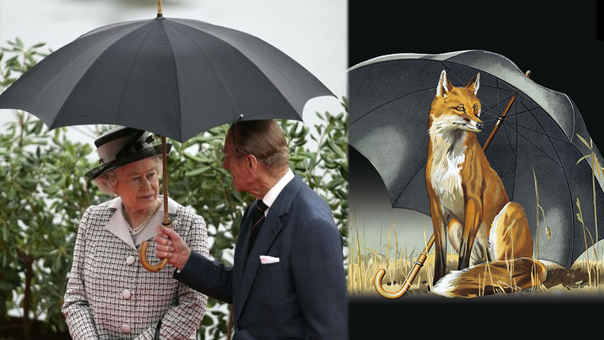 [Royal British Umbrella] 155 Years of Heritage Handmade Luxury Fox Umbrella