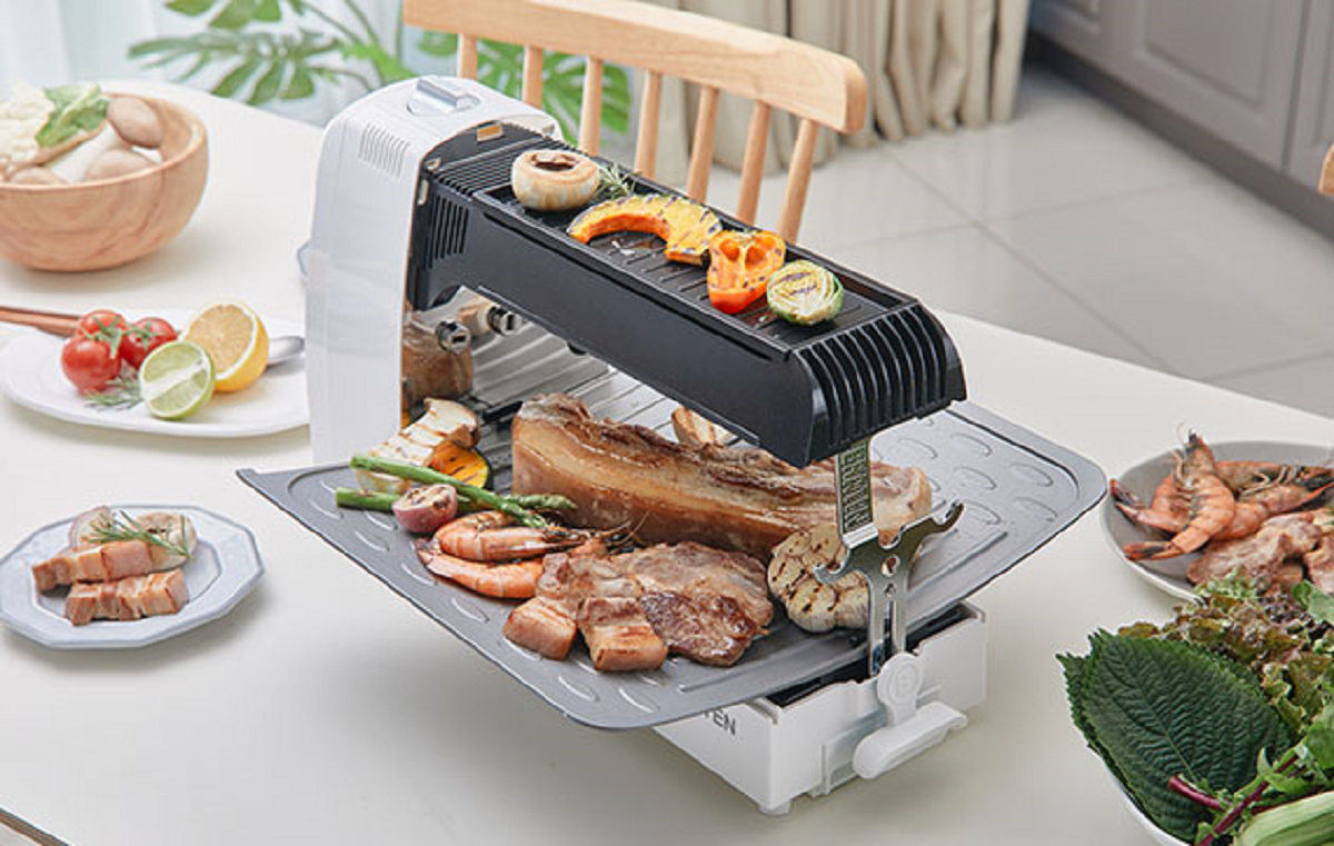 [4.6 앵콜] 연기, 냄새, 기름 튐 걱정 down! 브라텐 가스 그릴