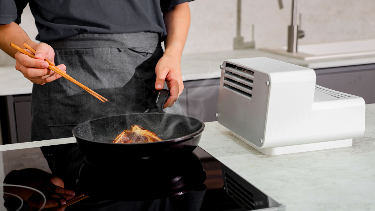 Portable Cooking Hood | Banish Stubborn Smoke & Odors! Your On-the-Go Kitchen Savior