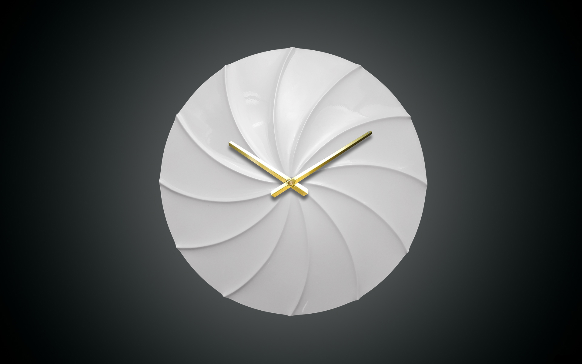 [41cm] 太陽を映す壁掛け時計