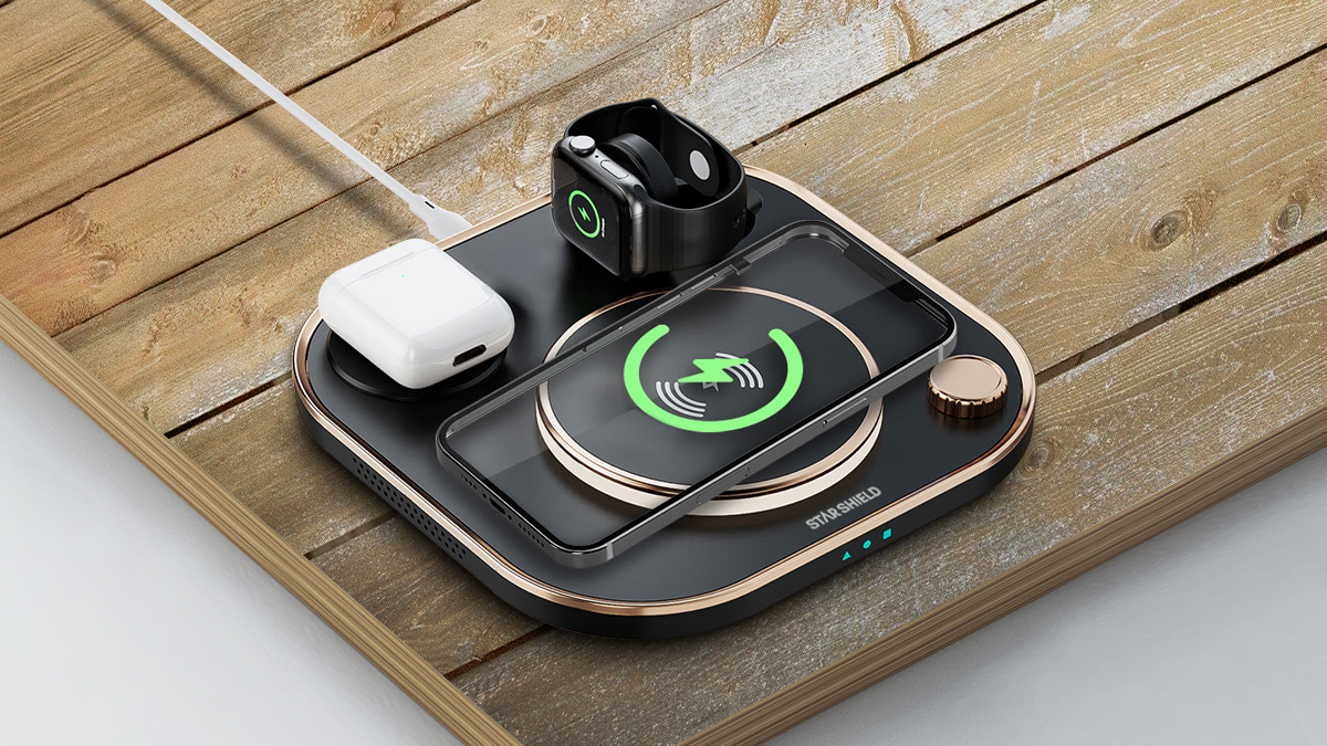 [Perfect Fit for Z Flip5] 4-in-1 Mood Light Wireless Charger