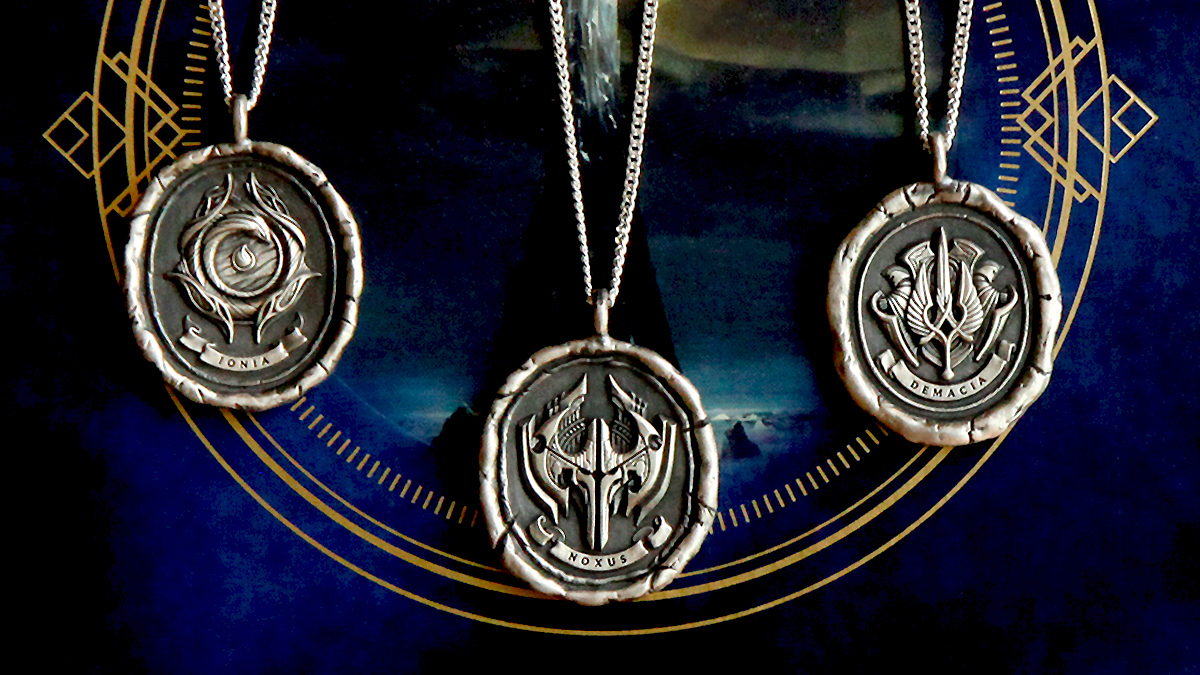 英雄联盟｜大师打造战士印记，胜利勋章 #符文之地DNI项链