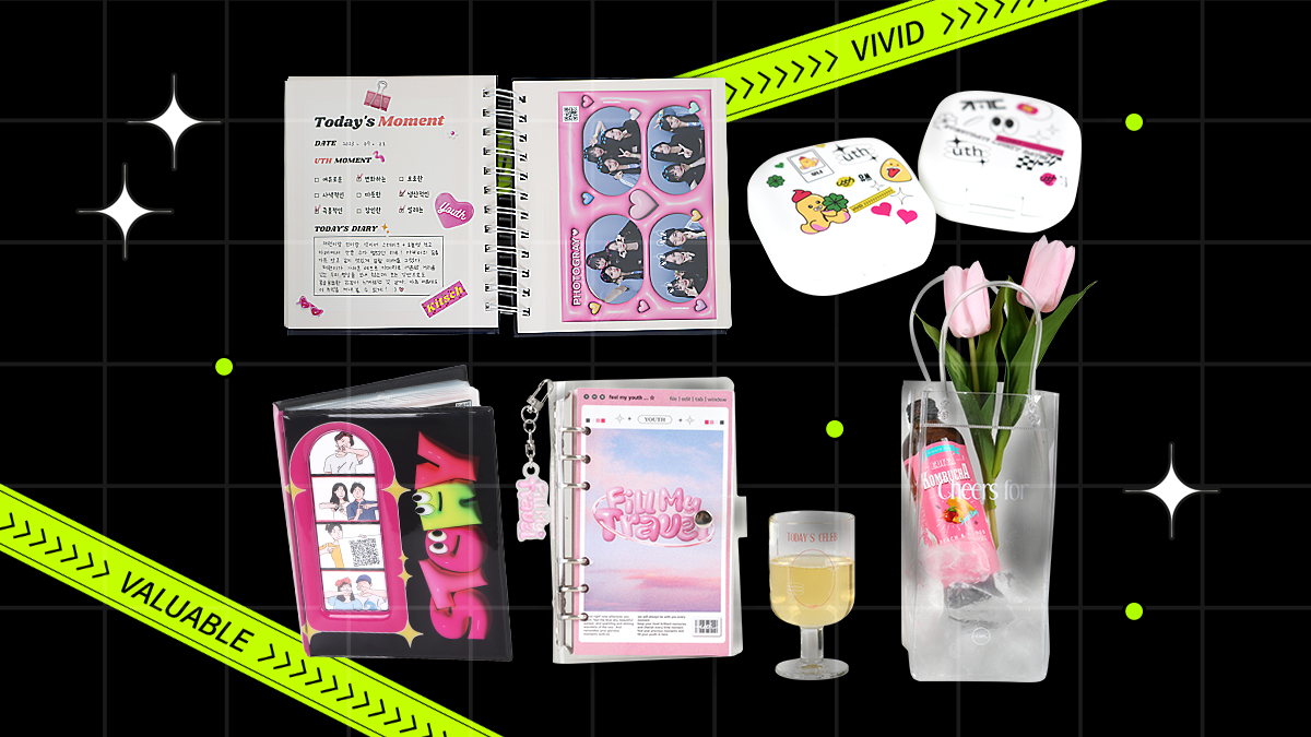찬란한 청춘의 순간을 기록하는 법 | 유쓰피릿의 Y2K 감성 굿즈 세트