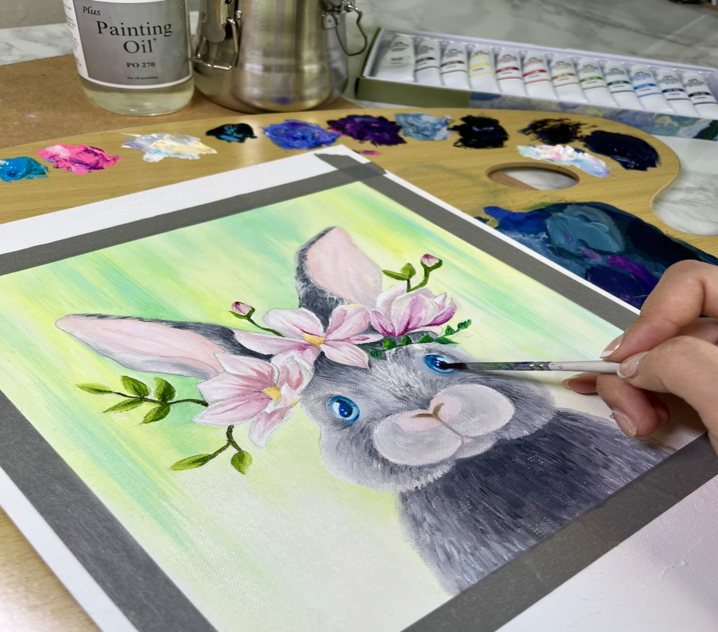 [专为油画设计] LP老师情感满溢的四季梦幻填色书