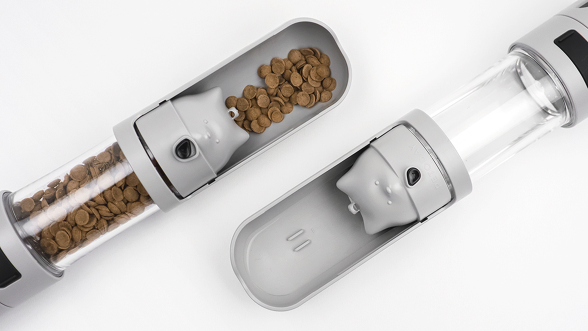 [누적 11,107%] 강아지 여행,캠핑,산책 필수품 휴대용 사료통/물통