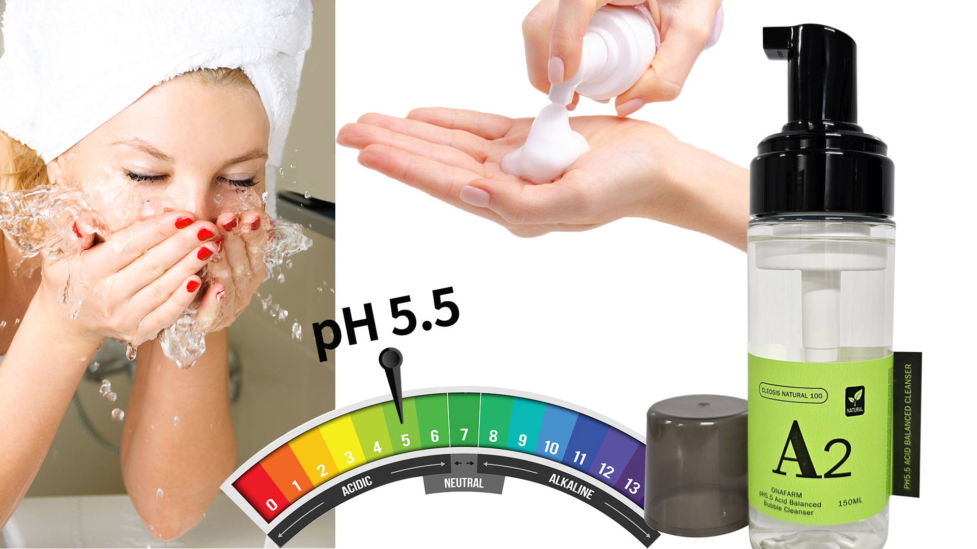 pH5.5 Mild Acidic Foaming Cleanser (Exclusive WADIZ Edition)