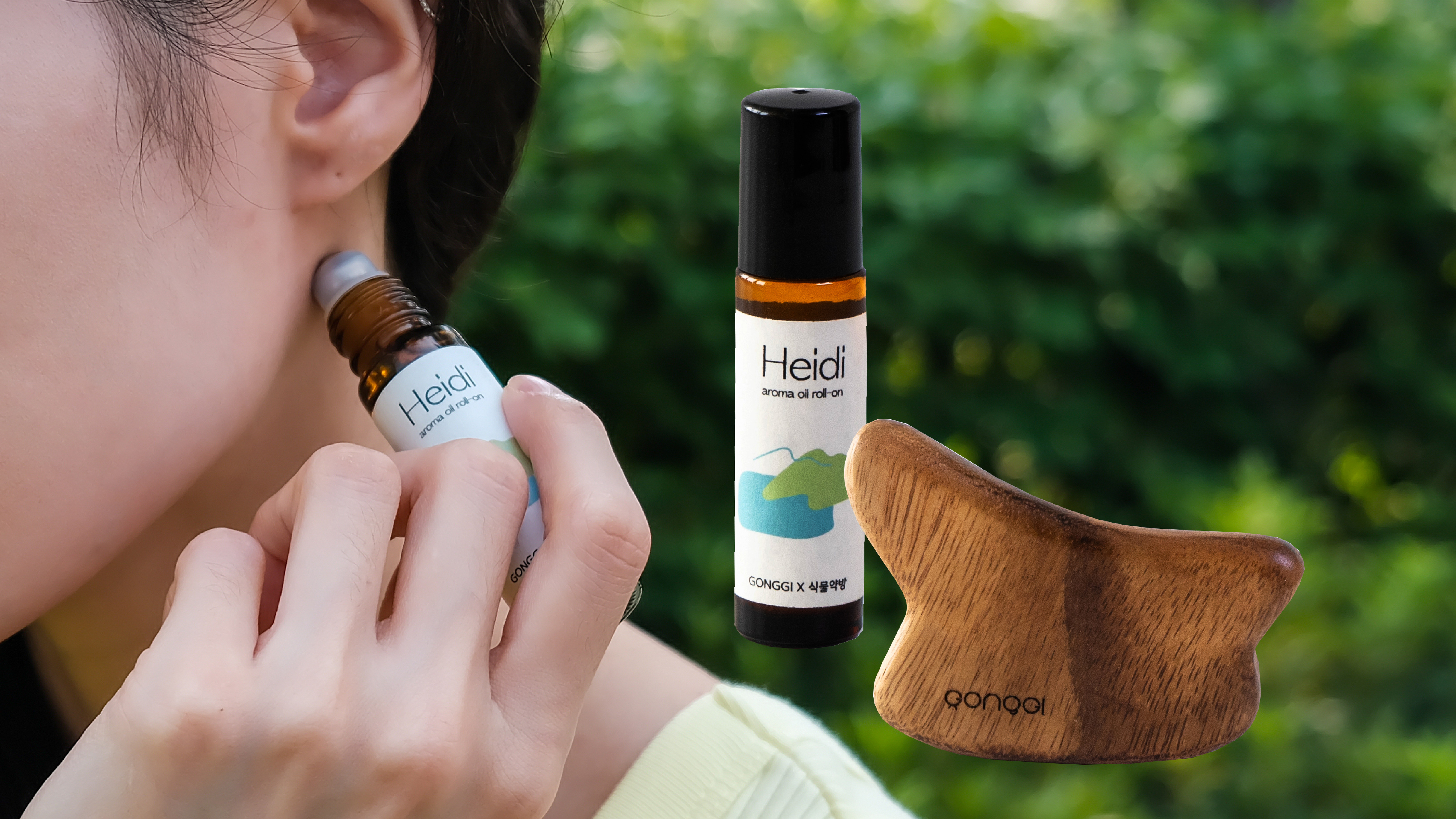 바르는 순간 화아- 밀려오는 상쾌함! 리프레시롤온과 극락조합 우드괄사