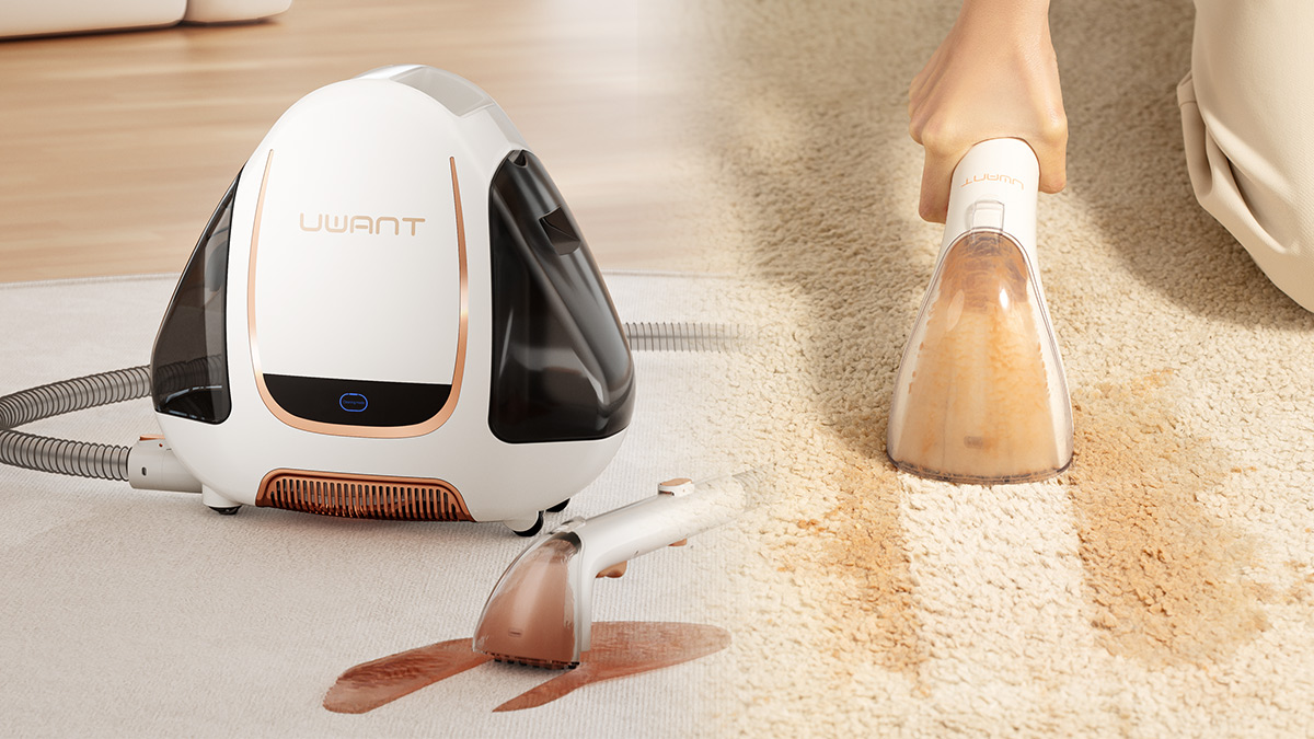 沙发、床品面料污渍一机搞定！超强吸力湿式清洁机 #PureJet