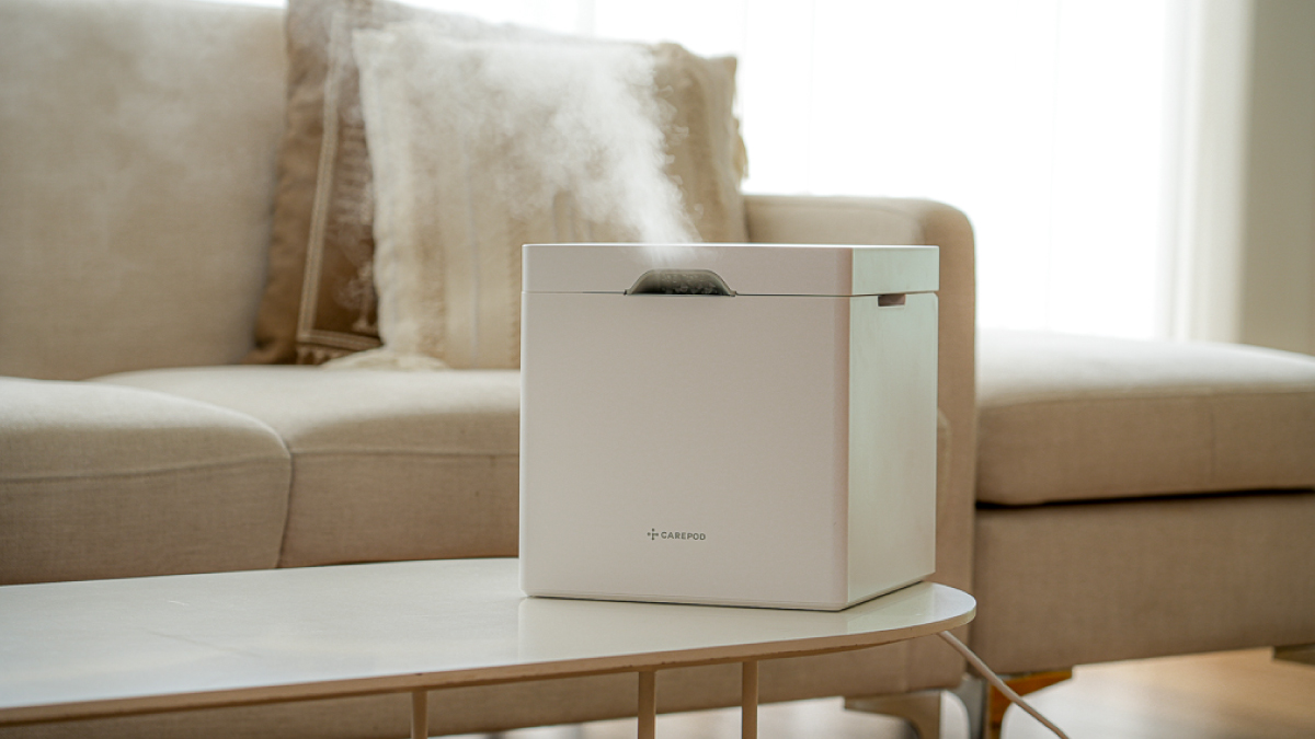 [约10万韩元]加湿结束自动杀菌？自带杀菌功能不锈钢加湿器CarePot