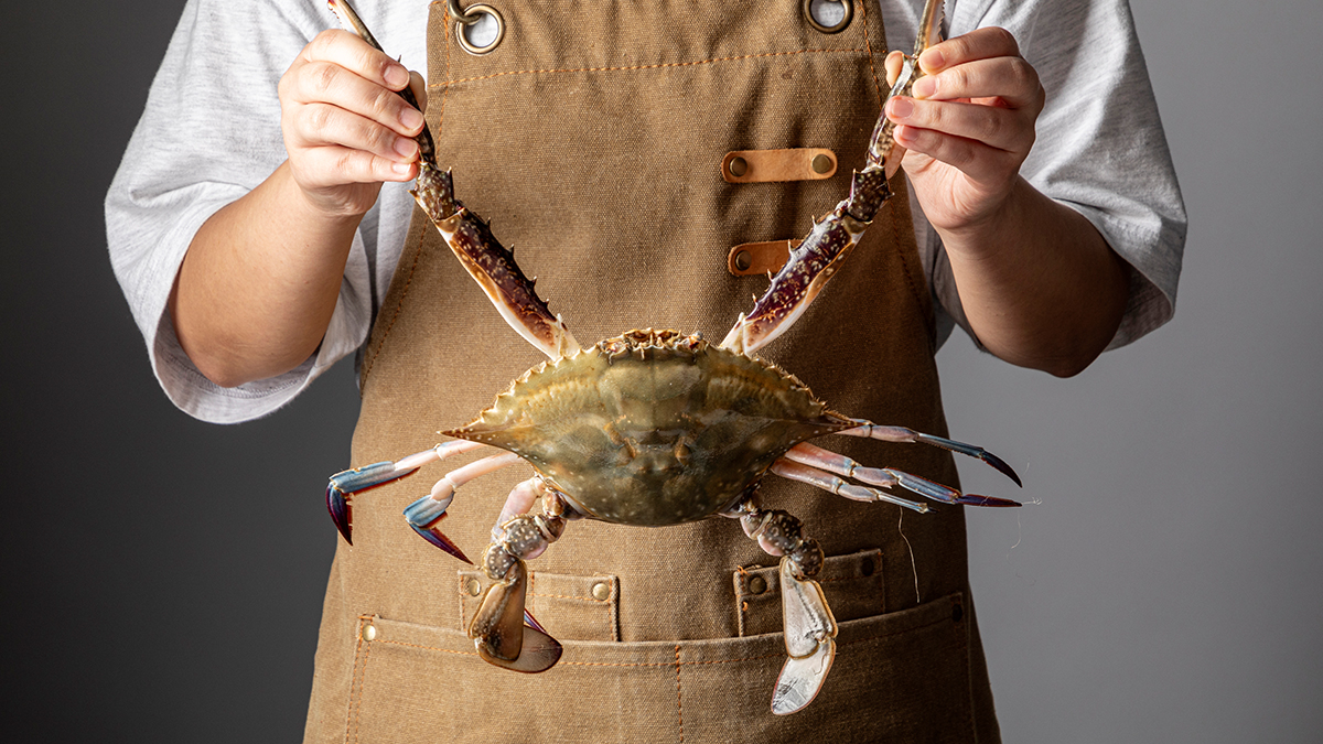 今が旬、カニの一番おいしい季節です！身がぎっしり詰まったカギョンジュ村のカニをお届けします！