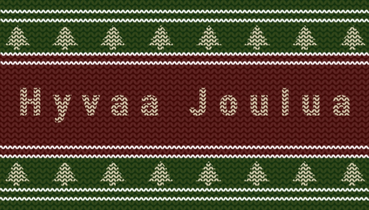 Hyvaa Joulua